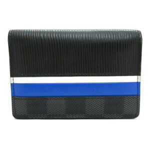 Louis Vuitton Organizer de Poche Wallet Graphite Black Epi Accessories